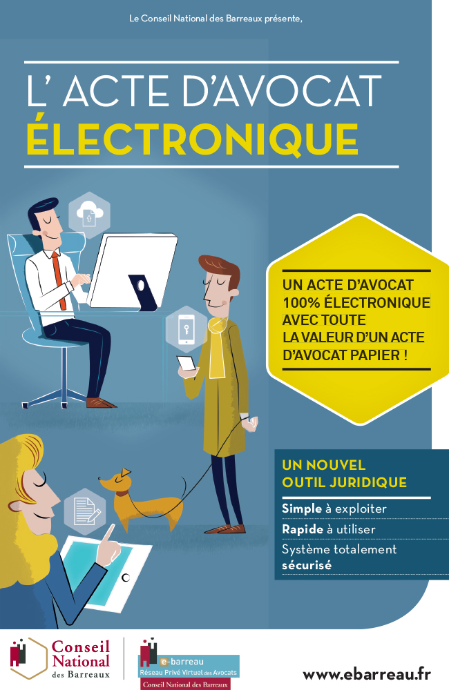 Téléchargez la plaquette de l'acte d'avocat électronique au format PDF