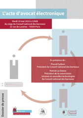 © Lexposia - L'acte d'avocat électronique - Dossier de presse (zip)