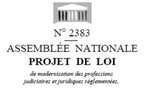 Le Projet de loi de modernisation des professions judiciaires et juridiques réglementées adopté en Conseil des Ministres